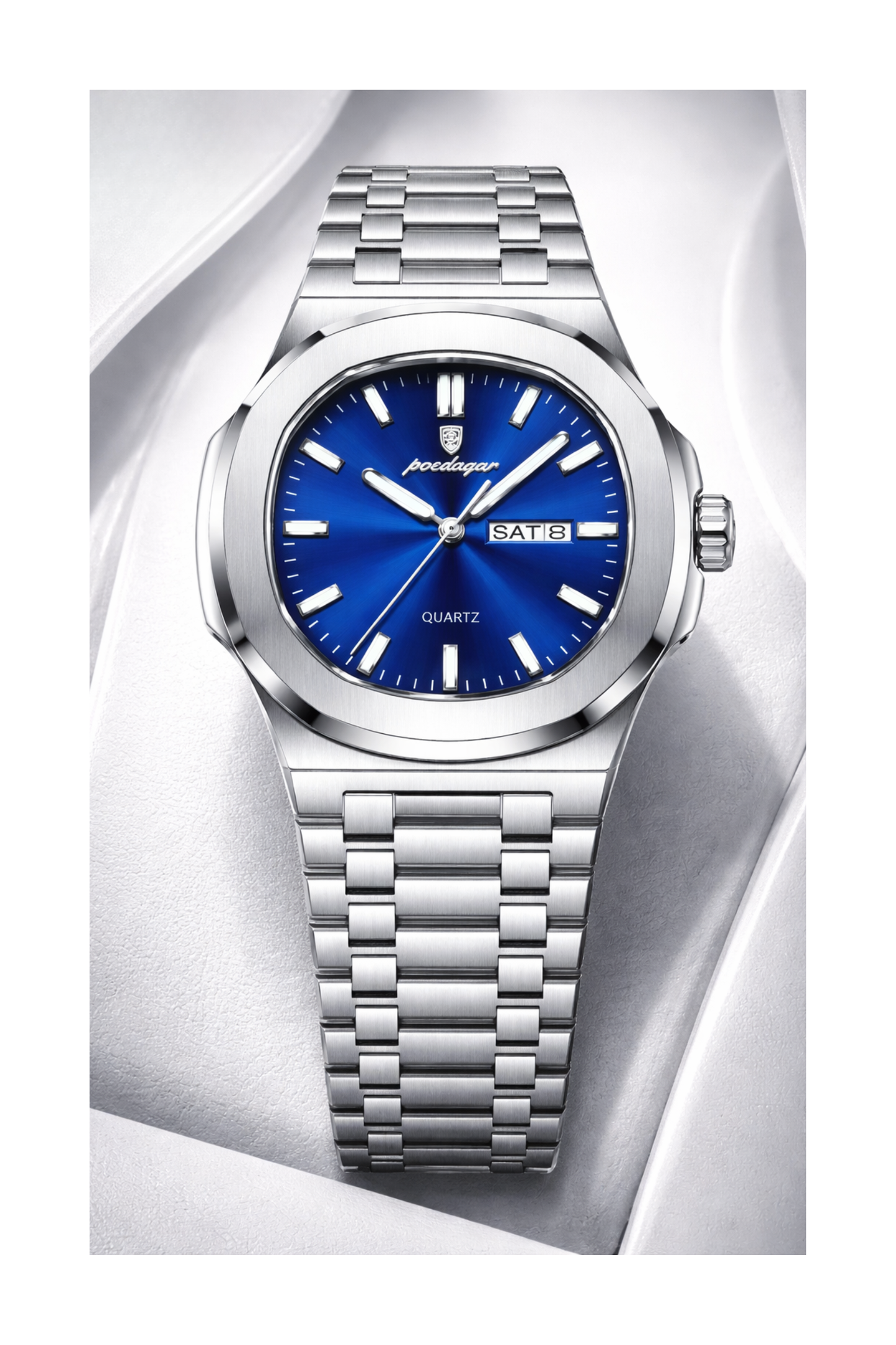 Poedagar Luxury Square Watch