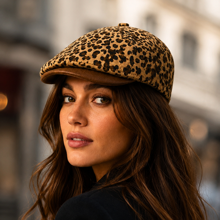 Women's Leopard Print Cap