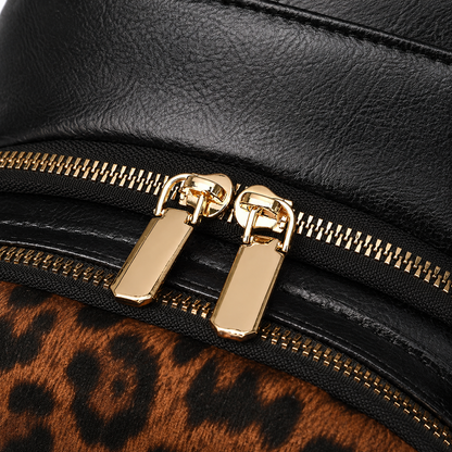 Women's Trendy Leopard Backpack