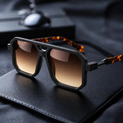Vintage Square Pilot Sunglasses