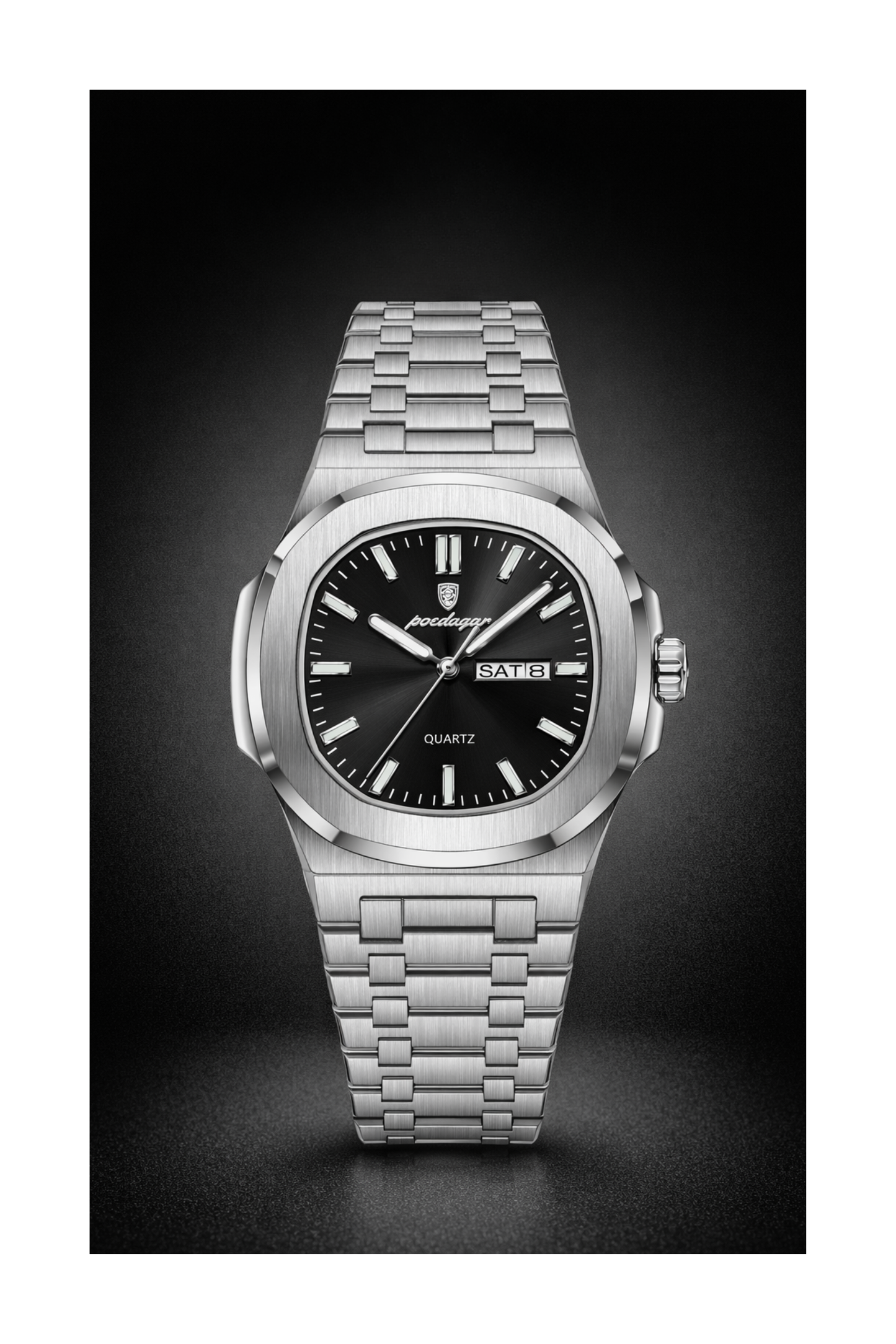 Poedagar Luxury Square Watch