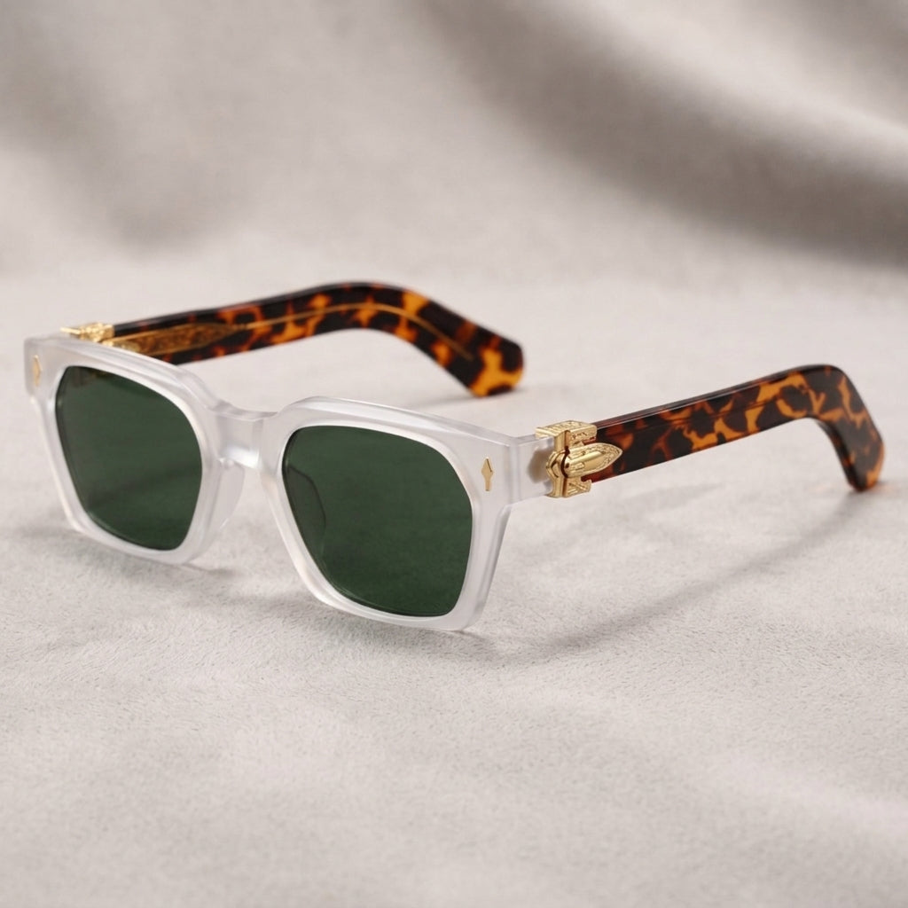 Vintage Gold Carved Eyewear