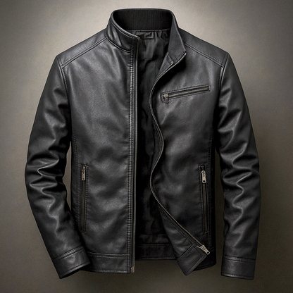 Slim Fit Leather Jacket