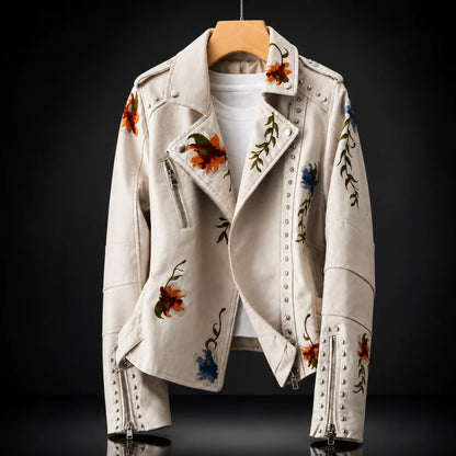 Retro Floral Embroidered Jacket