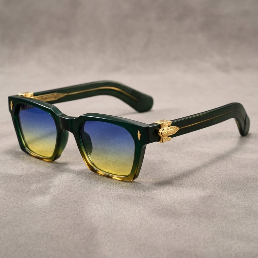 Vintage Gold Carved Eyewear