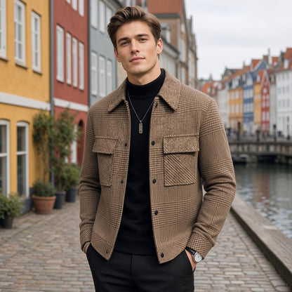 Slim-Fit Woolen Jacket