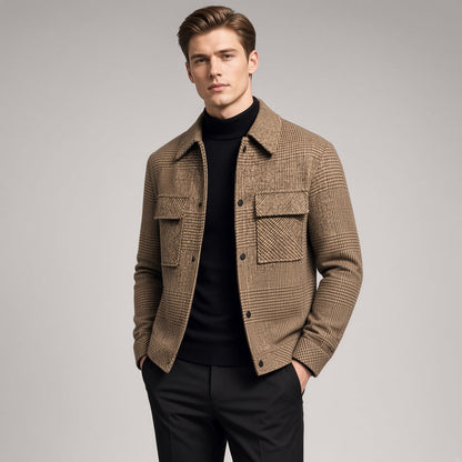 Slim-Fit Woolen Jacket