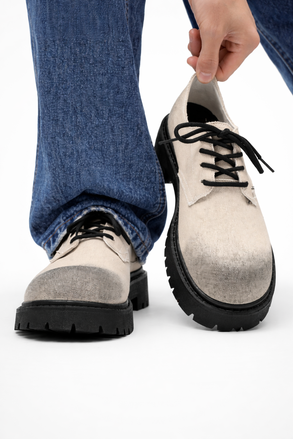Chunky Style Derby Sneakers