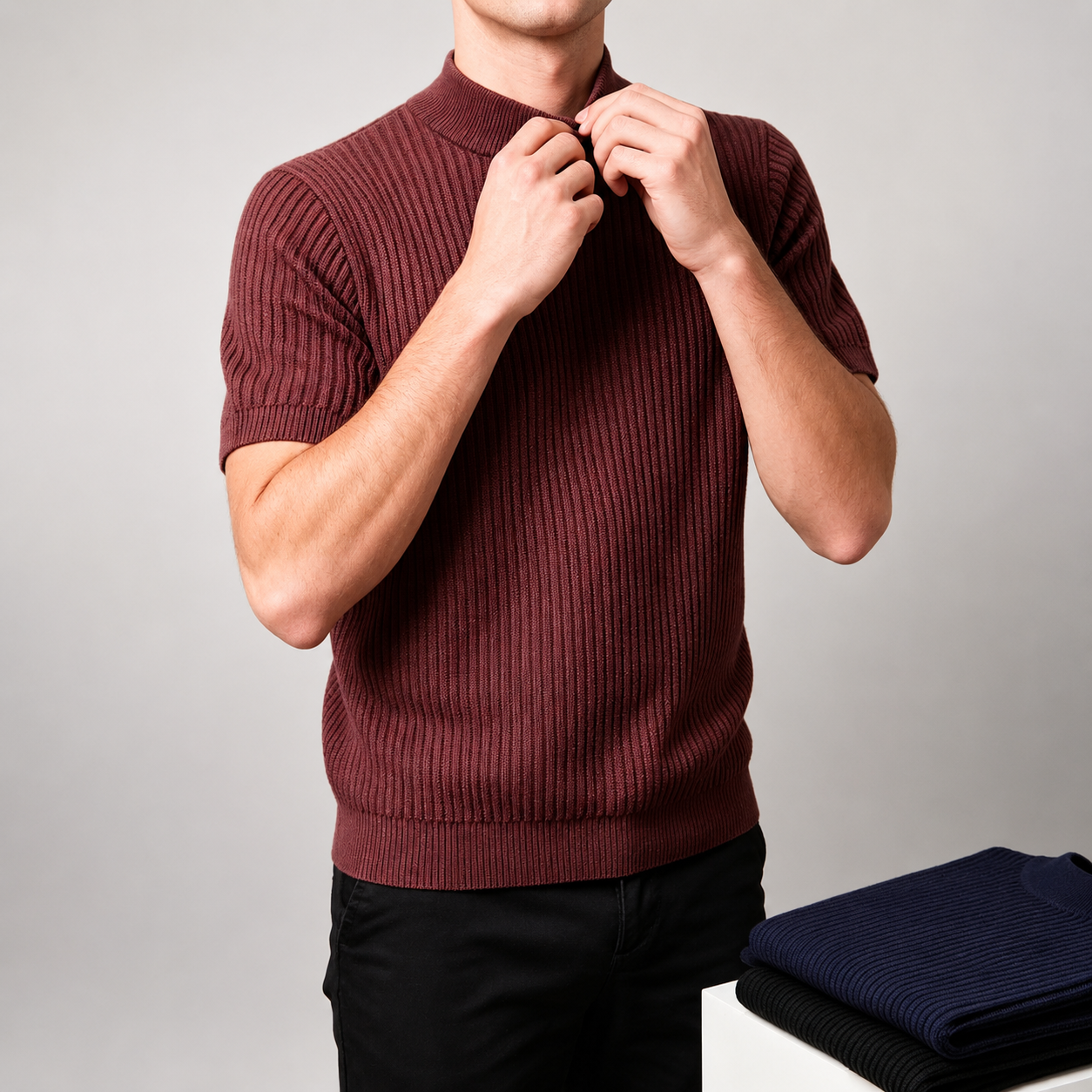 Slim Fit Casual Pullover