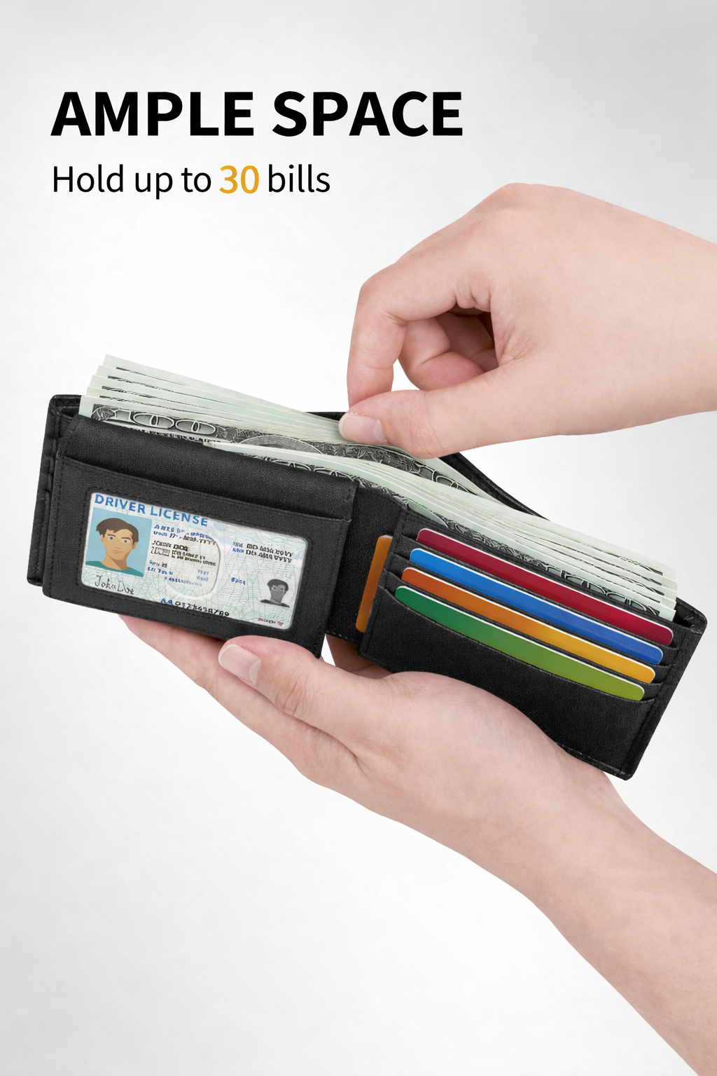 Genuine Leather Slim Wallet