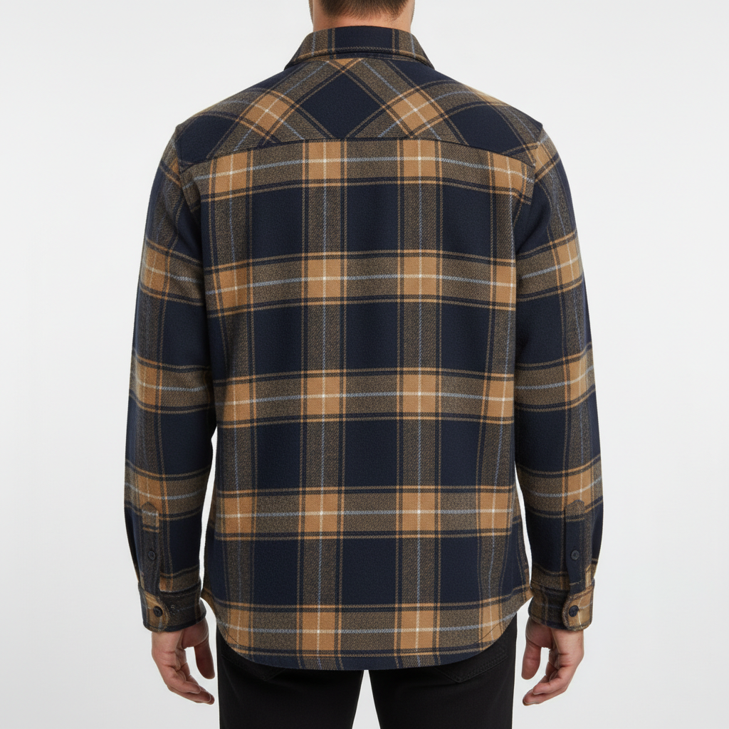 Herringbone Casual Long Sleeve