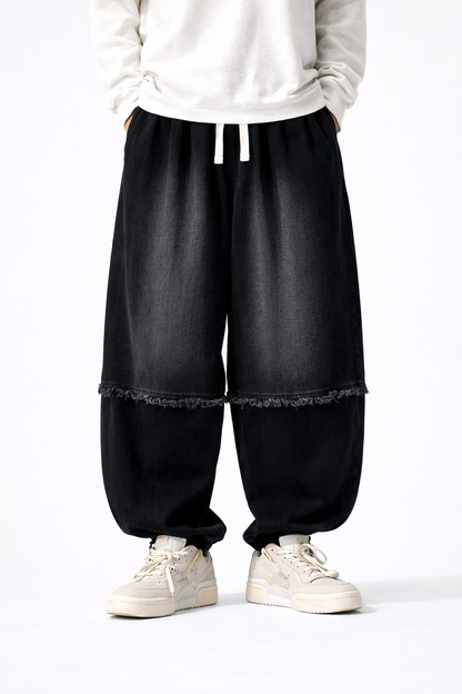 Loose Denim Harem Jeans