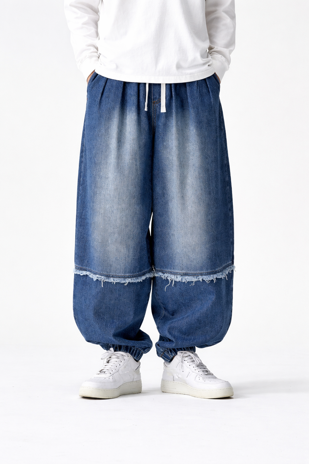 Loose Denim Harem Jeans