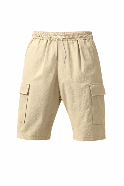 Linen Cargo Shorts