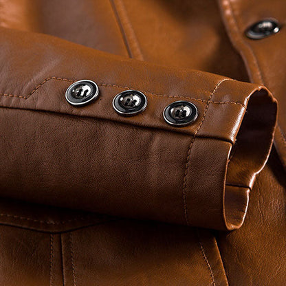 PU Leather Business Blazer