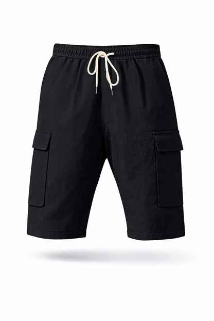Linen Cargo Shorts