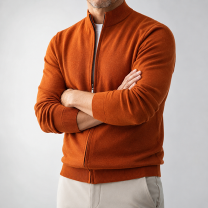 Men's Full Zip Knit Cardigan