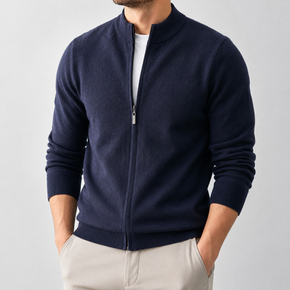 Men's Full Zip Knit Cardigan