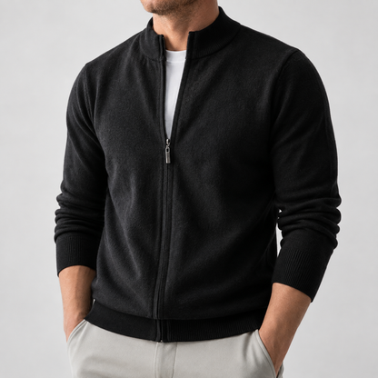 Men's Full Zip Knit Cardigan