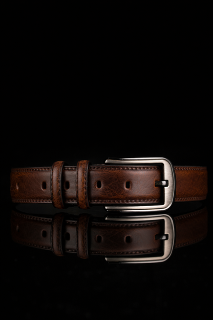Cowskin Leather Men's Belt