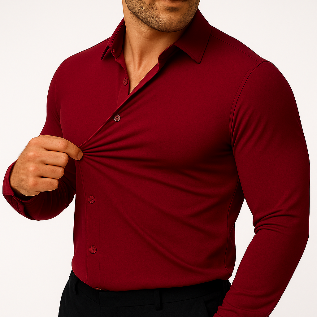 Wrinkle-Free Silky Shirt