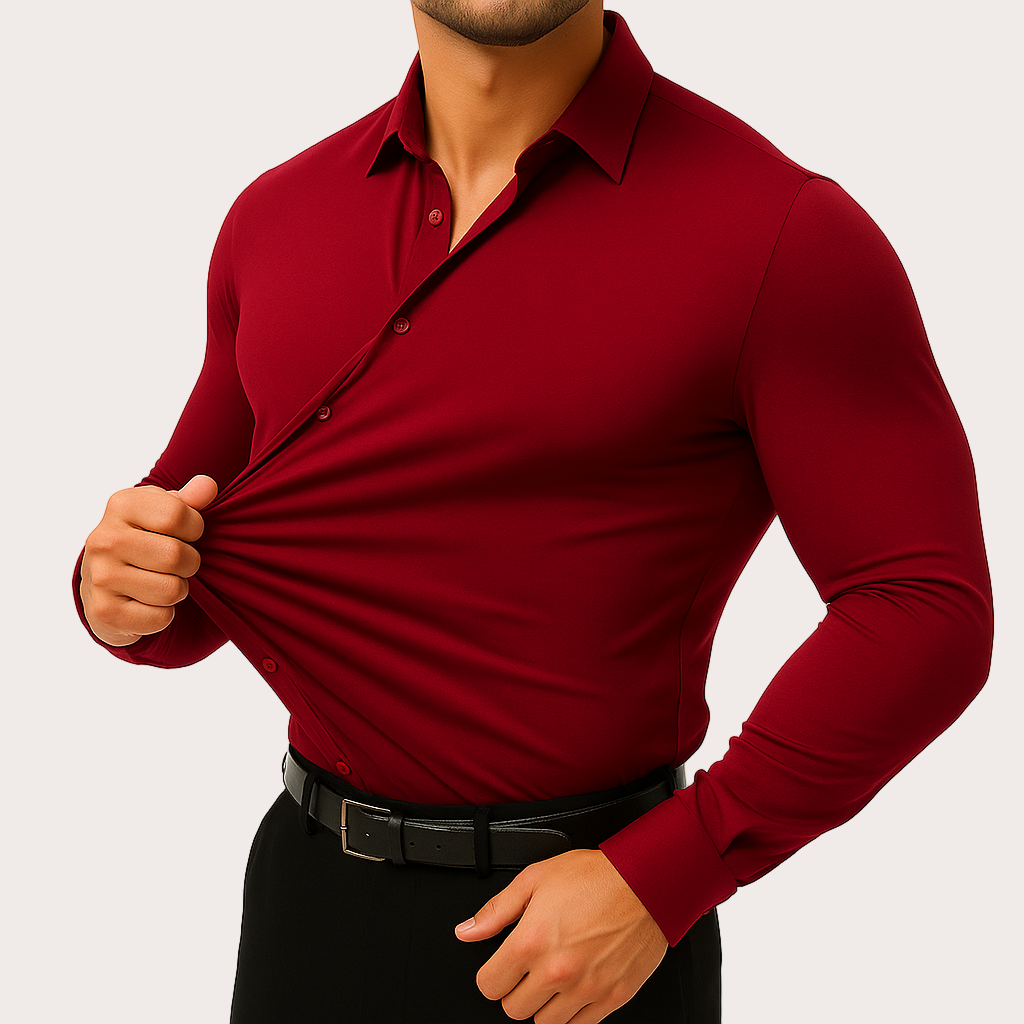 Wrinkle-Free Silky Shirt