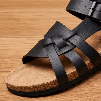 Plus Size Cork Sandals