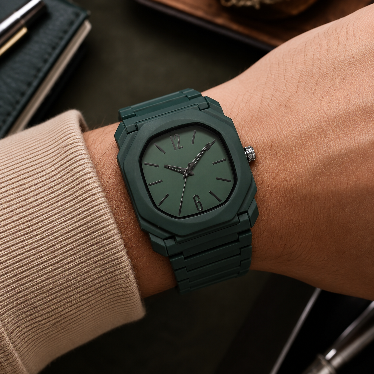 Men's Simple Square Watch