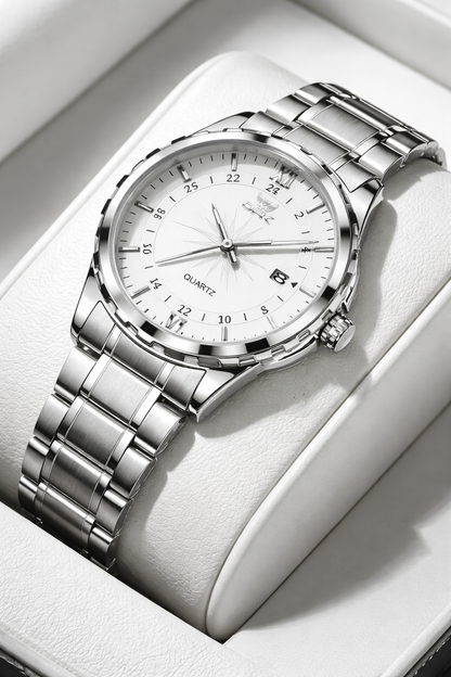 Steel Belt Quartz Watch