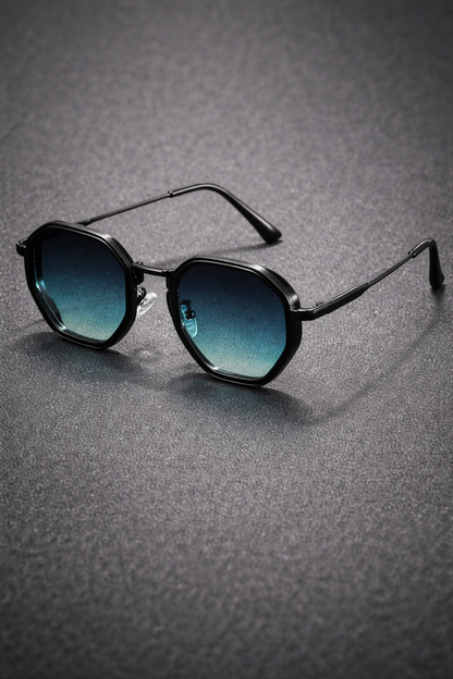 Retro Round Metal Sunglasses