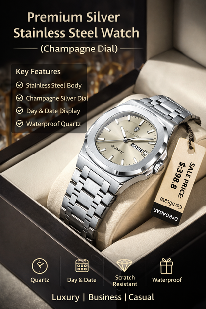 Poedagar Luxury Square Watch