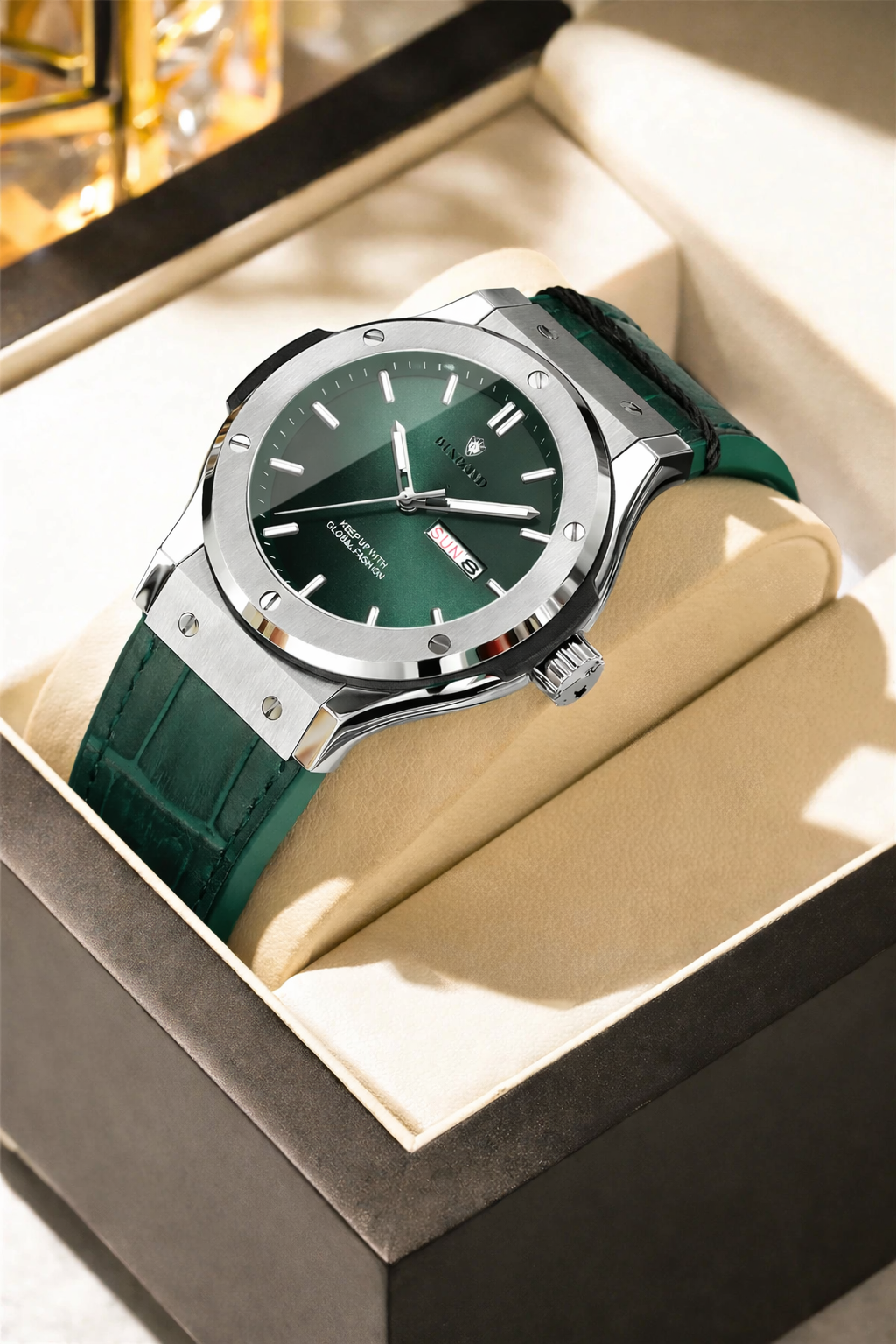Silicone Strap Quartz Watch