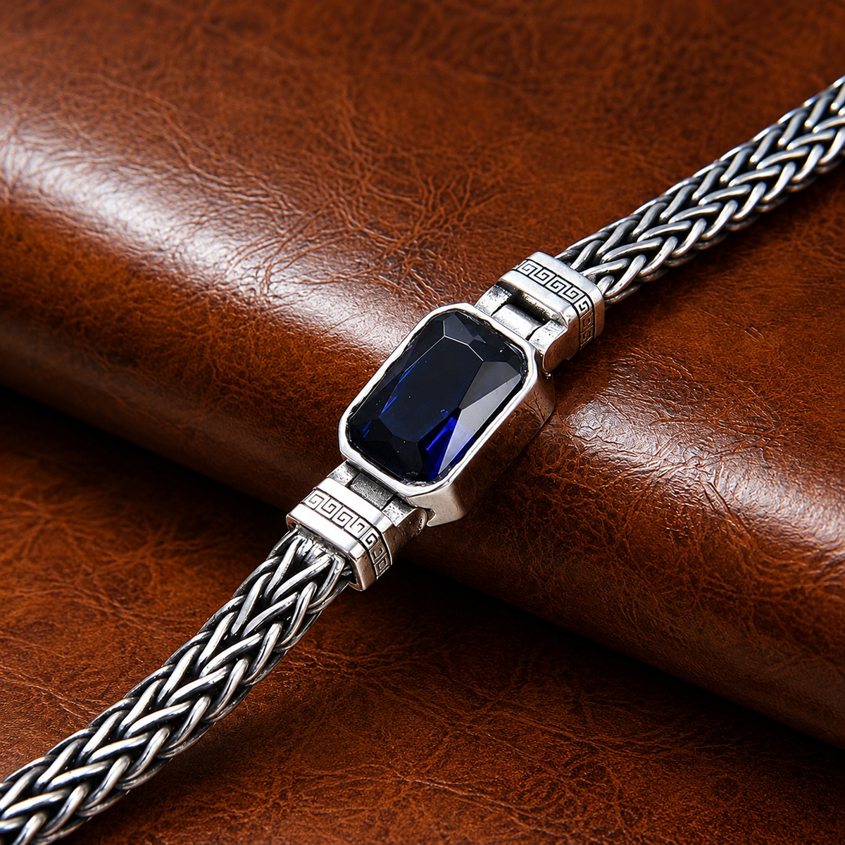 Blue Crystal Vintage Bracelet