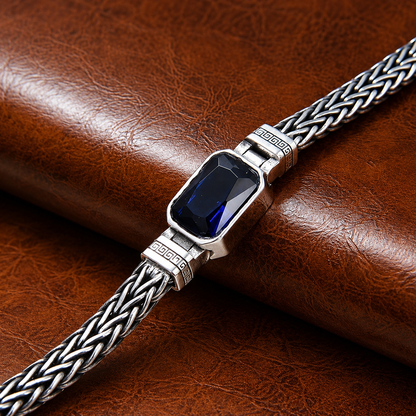 Blue Crystal Vintage Bracelet
