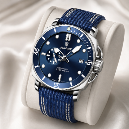 Nylon Leather Quartz Watch