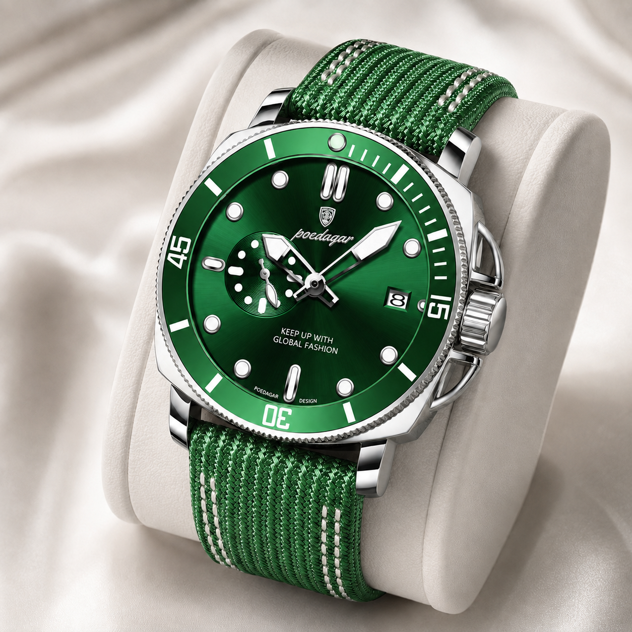 Nylon Leather Quartz Watch