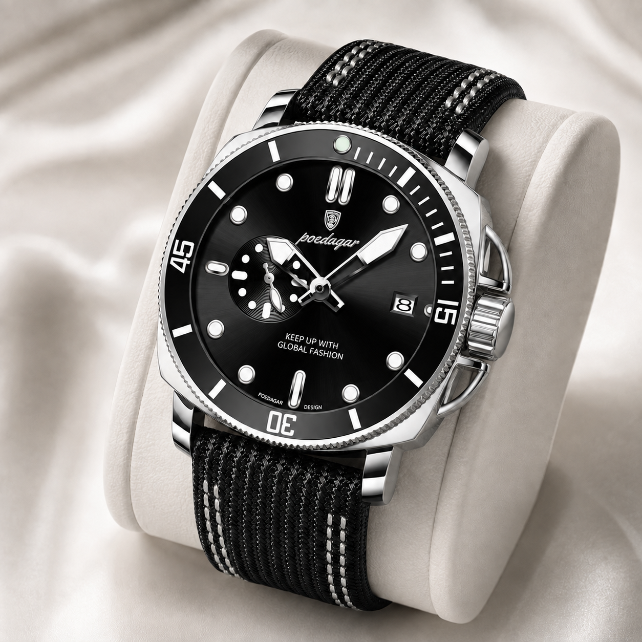 Nylon Leather Quartz Watch