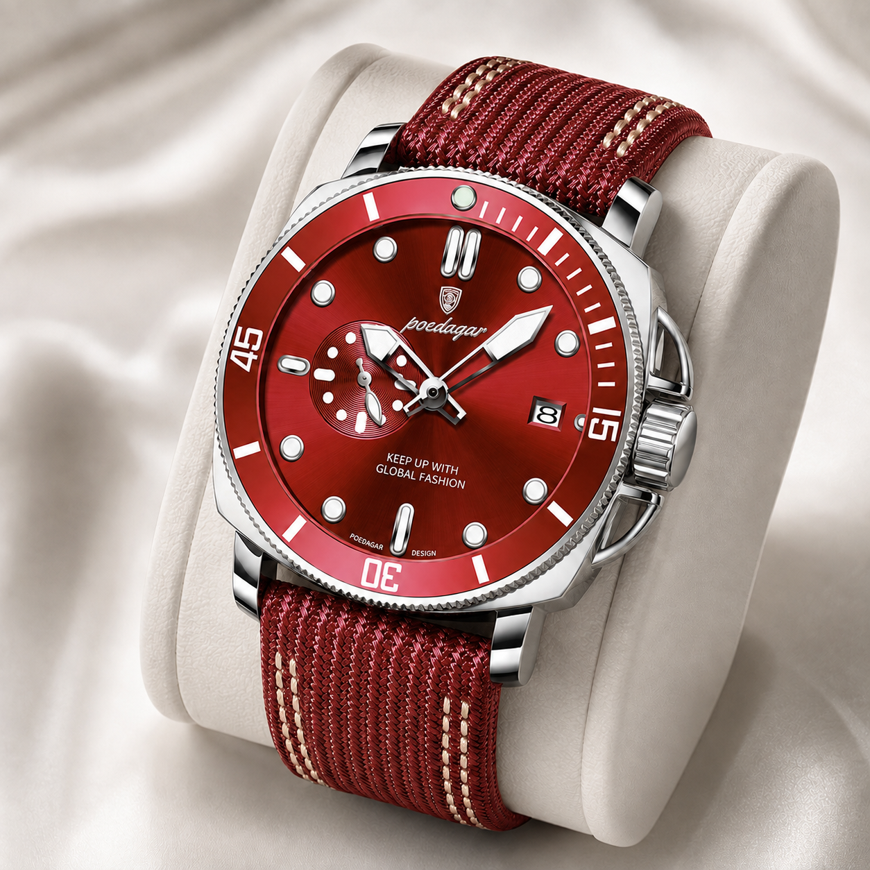 Nylon Leather Quartz Watch