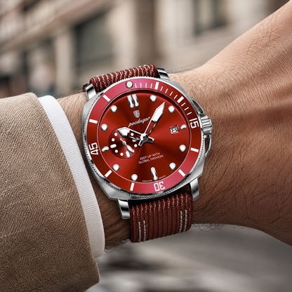 Nylon Leather Quartz Watch