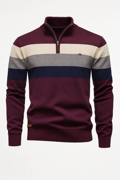 Belmont Cotton Zip Sweater