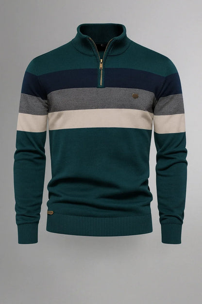 Belmont Cotton Zip Sweater