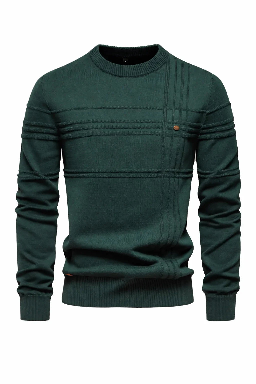 Striped Cotton Crewneck Sweater
