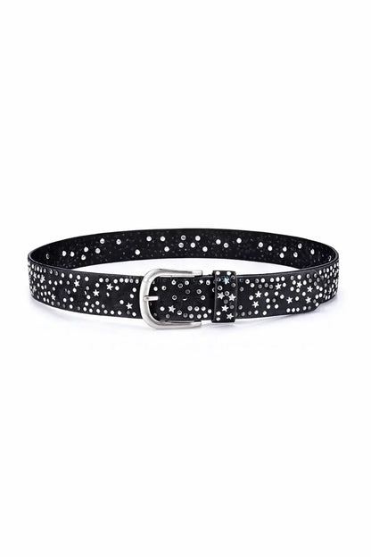 Vintage Star Rivet Leather Belt