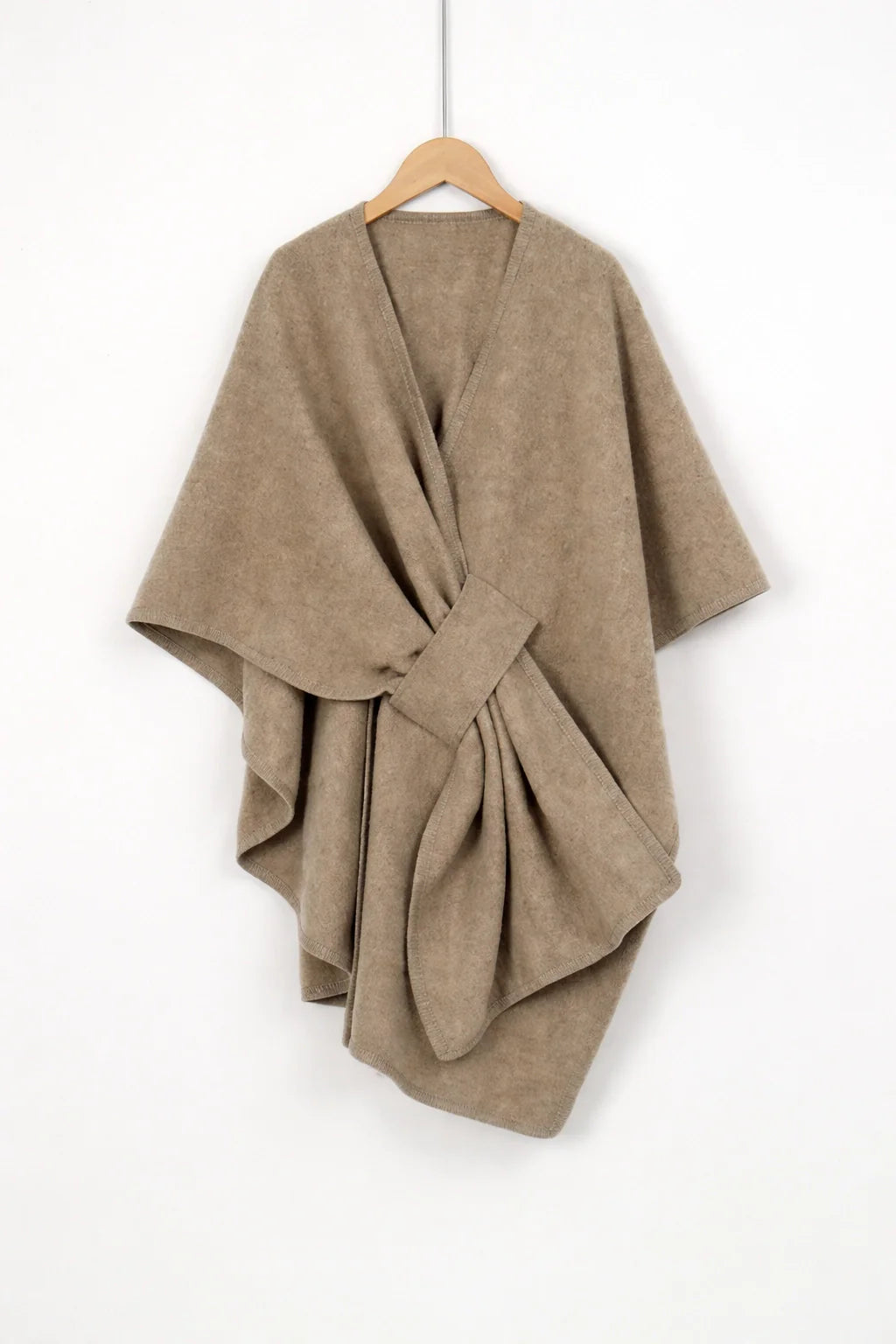 Elegant Knit Shawl Cape