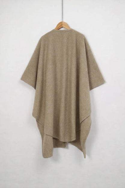 Elegant Knit Shawl Cape