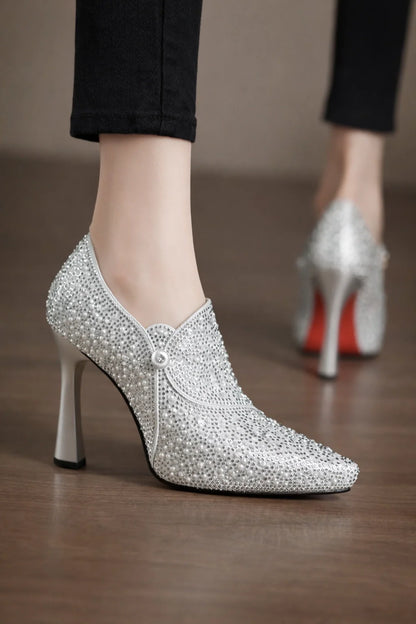 Celestia Crystal Pointed Pumps