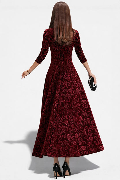 Veloura Velvet Maxi Dress