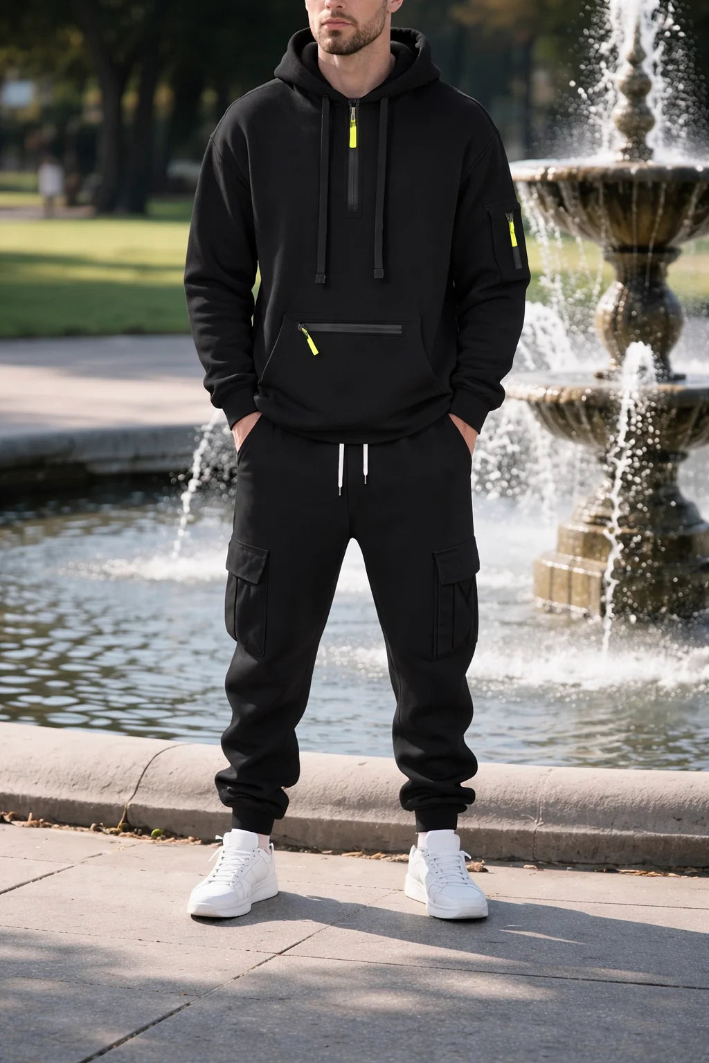 Shield Fleece Tracksuit Set