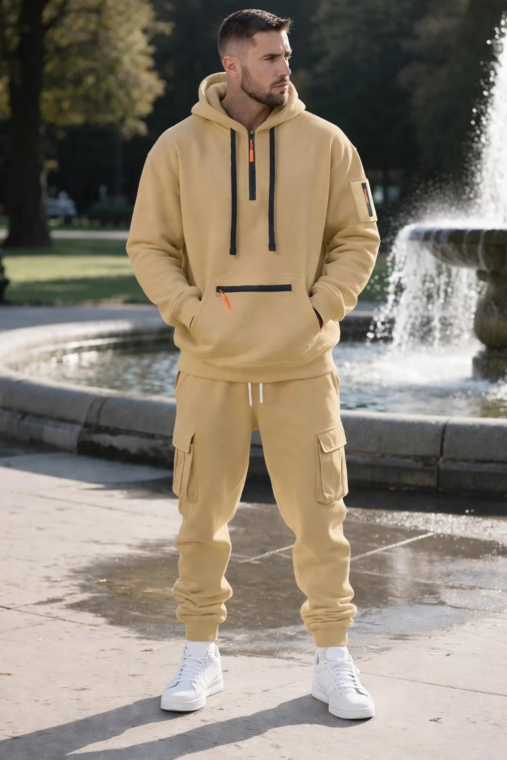 Shield Fleece Tracksuit Set