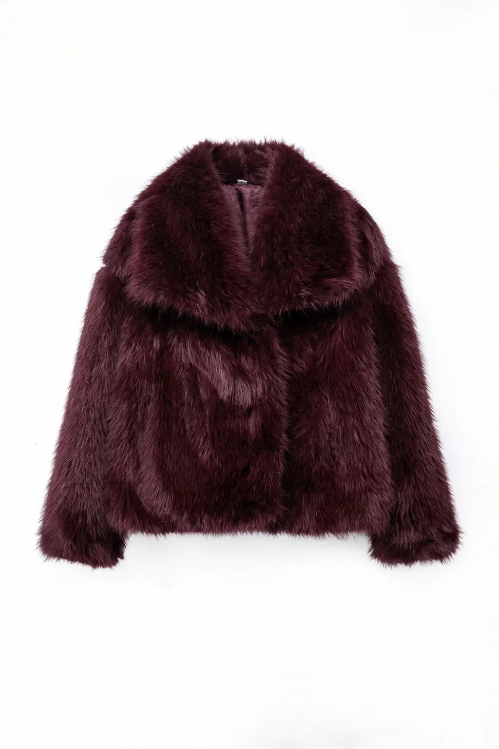 Cropped Faux Fur Jacket